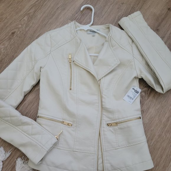 Charlotte Russe faux leather jacket - Picture 1 of 4